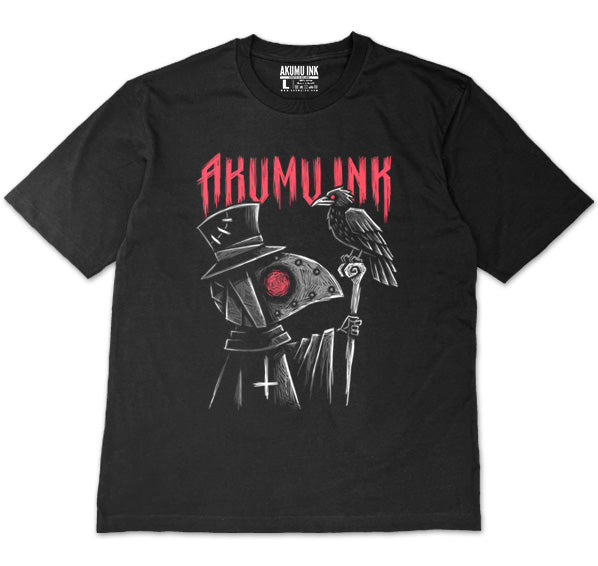 Nevermore Oversized Unisex Tshirt – gothic Men Shirts by Akumu Ink, alt fashion art from Akumu Ink Clothing