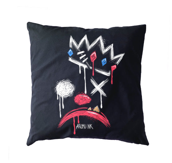 King of Klowns Pillow Case – gothic bag by Akumu Ink, alt fashion art from Akumu Ink Clothing