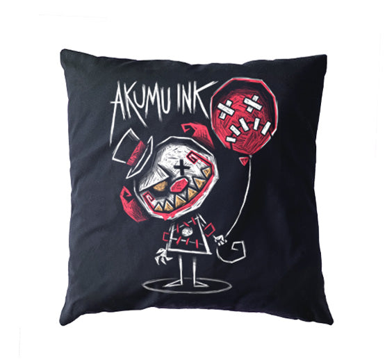 Same Joke Different Day Pillow Case – gothic bag by Akumu Ink, alt fashion art from Akumu Ink Clothing