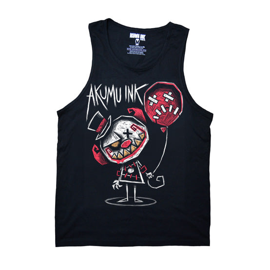 Same Joke Different Day Men Tank – gothic Men Shirts by Akumu Ink, alt fashion art from Akumu Ink Clothing