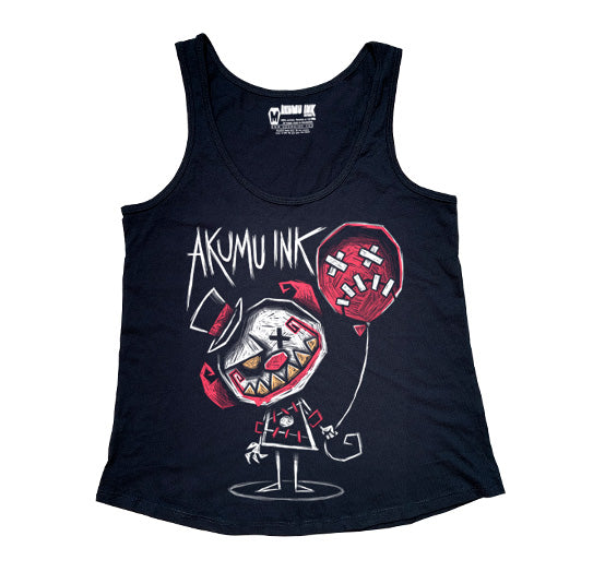 Same Joke Different Day Women Tanktop – gothic Women Shirts by Akumu Ink, alt fashion art from Akumu Ink Clothing