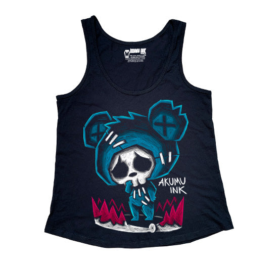 Bear-Trapped Women Tanktop – gothic Women Shirts by Akumu Ink, alt fashion art from Akumu Ink Clothing