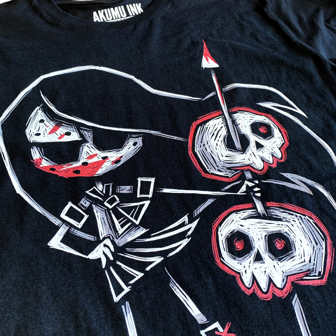 Tokyo the Impaler Hoodie – gothic long sleeve by Akumu Ink Clothing, alt fashion art from Akumu Ink Clothing