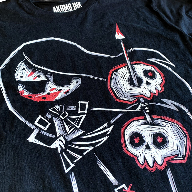 Tokyo the Impaler Hoodie – gothic long sleeve by Akumu Ink Clothing, alt fashion art from Akumu Ink Clothing