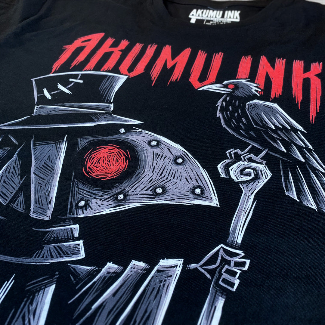 Nevermore Women Vneck – gothic Women Shirts by Akumu Ink, alt fashion art from Akumu Ink Clothing