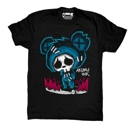 Bear-Trapped Men Tshirt – gothic Men Shirts by Akumu Ink, alt fashion art from Akumu Ink Clothing