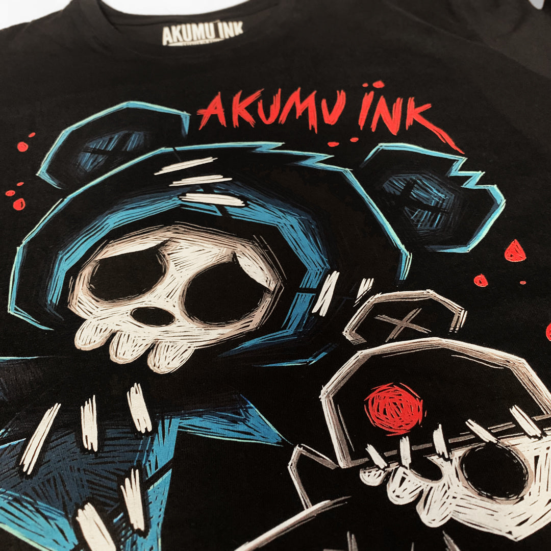 The Culprits Women Vneck – gothic Women Shirts by Akumu Ink, alt fashion art from Akumu Ink Clothing