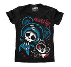 The Culprits Women Tshirt – gothic Women Shirts by Akumu Ink, alt fashion art from Akumu Ink Clothing