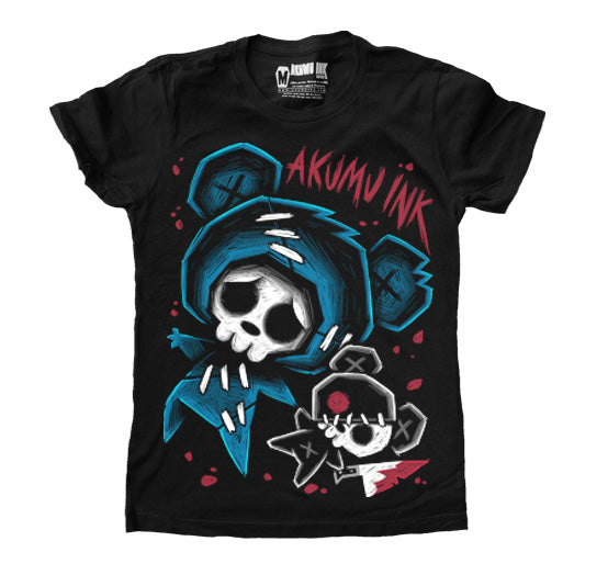 The Culprits Women Tshirt – gothic Women Shirts by Akumu Ink, alt fashion art from Akumu Ink Clothing