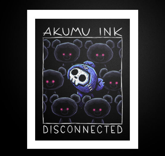 Disconnected Artwork – gothic art by Akumu Ink, alt fashion art from Akumu Ink Clothing