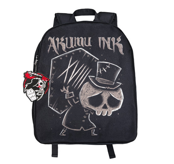 The Undertaker XVIII Backpack – gothic backpack by Akumu Ink, alt fashion art from Akumu Ink Clothing