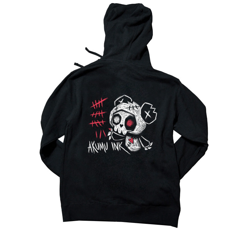 Counting the Years Hoodie – gothic long sleeve by Akumu Ink Clothing, alt fashion art from Akumu Ink Clothing