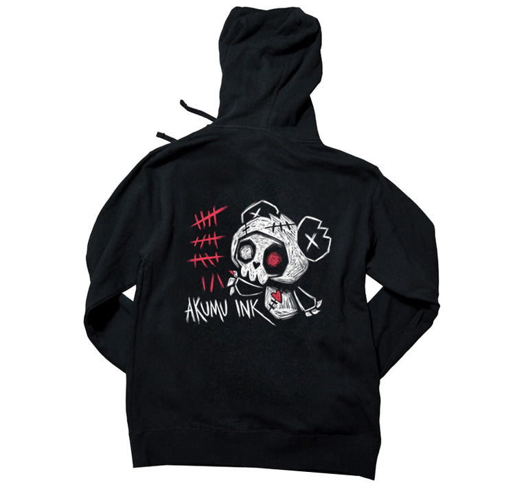 Counting the Years Hoodie – gothic long sleeve by Akumu Ink Clothing, alt fashion art from Akumu Ink Clothing