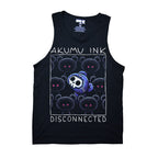 Disconnected Men Tank – gothic Men Shirts by Akumu Ink, alt fashion art from Akumu Ink Clothing