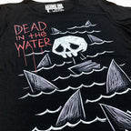 Dead in the Water Women Tshirt – gothic Women Shirts by Akumu Ink, alt fashion art from Akumu Ink Clothing