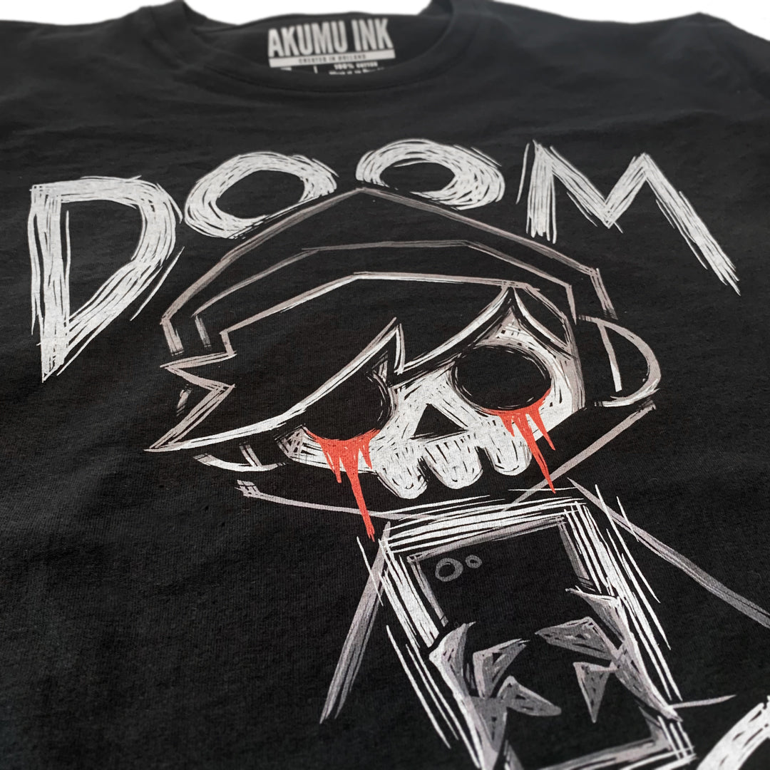 Doom Scroll Pillow Case – gothic bag by Akumu Ink, alt fashion art from Akumu Ink Clothing