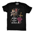 The King has Lost his Mind Men Tshirt – gothic Men Shirts by Akumu Ink, alt fashion art from Akumu Ink Clothing