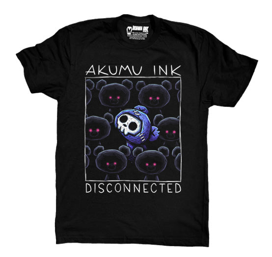 Disconnected Men Tshirt – gothic Men Shirts by Akumu Ink, alt fashion art from Akumu Ink Clothing