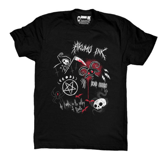 Rebel Metal Men Tshirt – gothic Men Shirts by Akumu Ink, alt fashion art from Akumu Ink Clothing