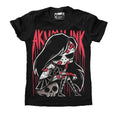 Intermission Women Tshirt – gothic Women Shirts by Akumu Ink, alt fashion art from Akumu Ink Clothing
