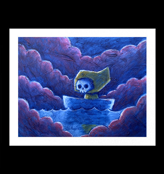 Adrift in the Mist Artwork – gothic art by Akumu Ink, alt fashion art from Akumu Ink Clothing