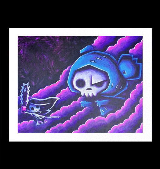 When Worlds Collide Artwork – gothic art by Akumu Ink, alt fashion art from Akumu Ink Clothing