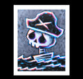 Alone at Sea Artwork – gothic art by Akumu Ink, alt fashion art from Akumu Ink Clothing