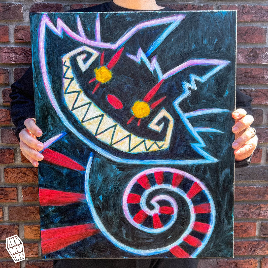 2024 Cheshire Cat Painted Canvas