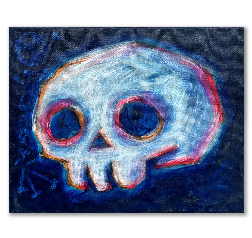 Akumu Ink art, goth art, skull art, 