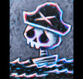 Akumu Ink art, goth art, skull art, 