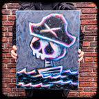 Akumu Ink art, goth art, skull art, 