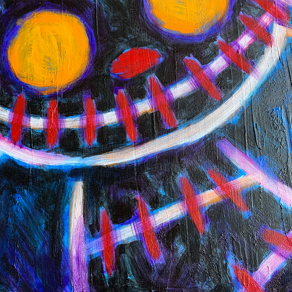 Akumu Ink art, goth art, skull art, 