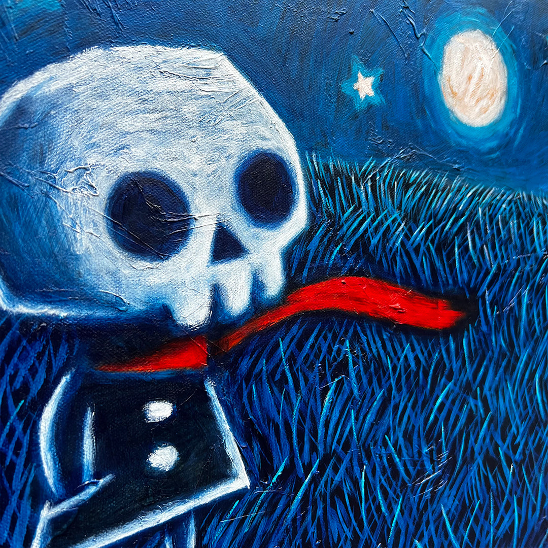 The Quiet Night 40x50cm Painted Canvas