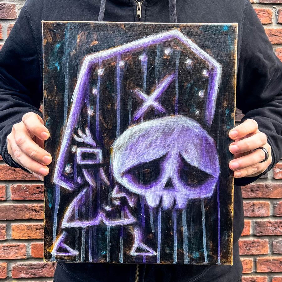 2025 Undertaker 27.5x36cm Painted Canvas