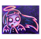 Akumu Ink art, goth art, skull art, 