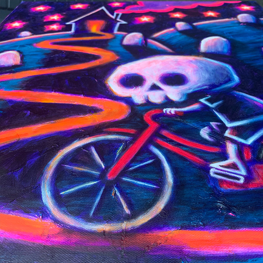 On My Way Home 50x60cm Painted Canvas