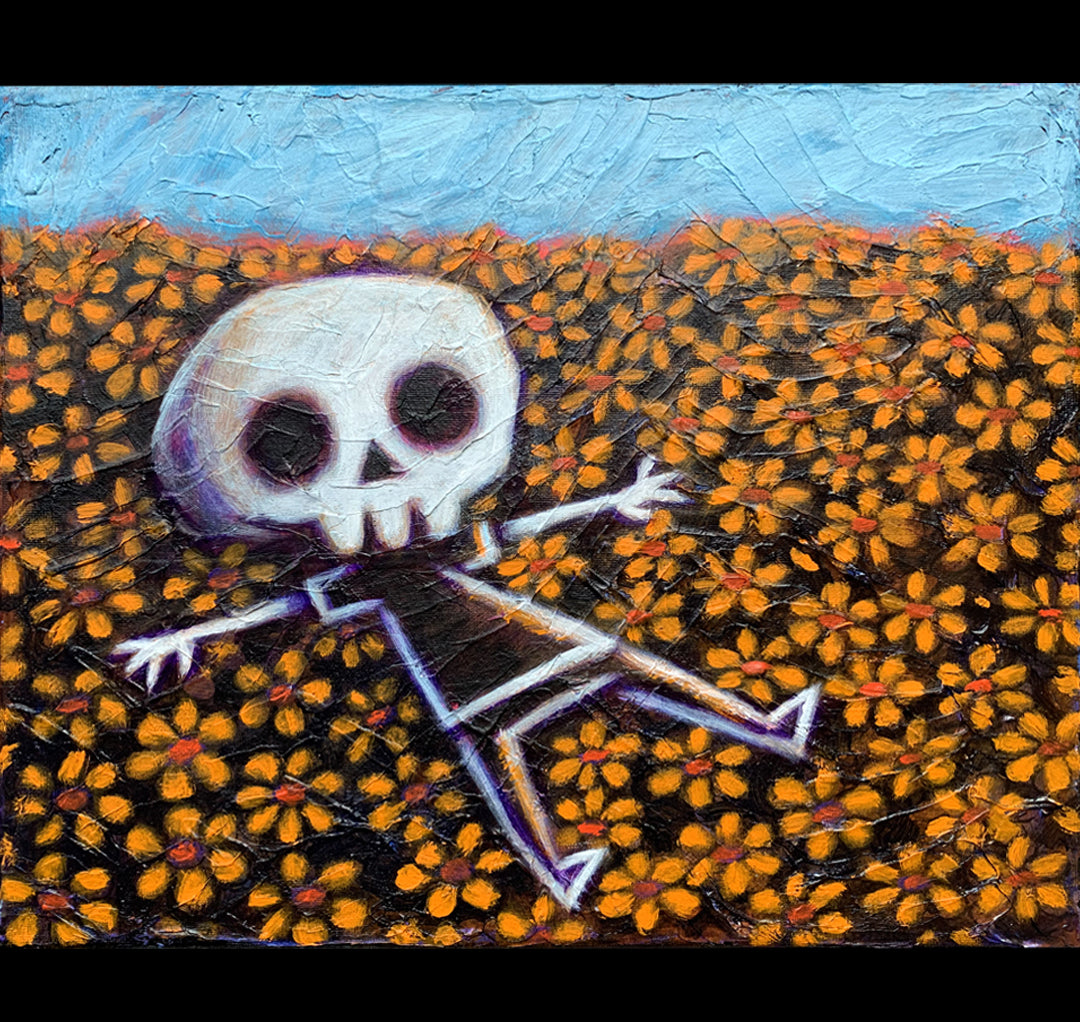 2025 Leave me Here (to Die) 36x27.5cm Painted Canvas