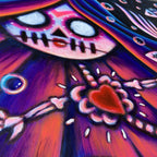 La Sirena 50x60cm Painted Canvas – gothic art by Akumu Ink, alt fashion art from Akumu Ink Clothing