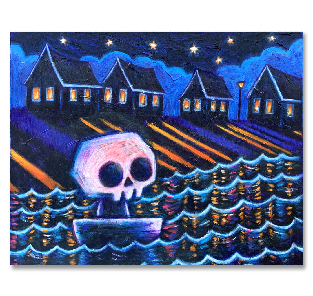 Reflections of What We Were 50x60cm Painted Canvas