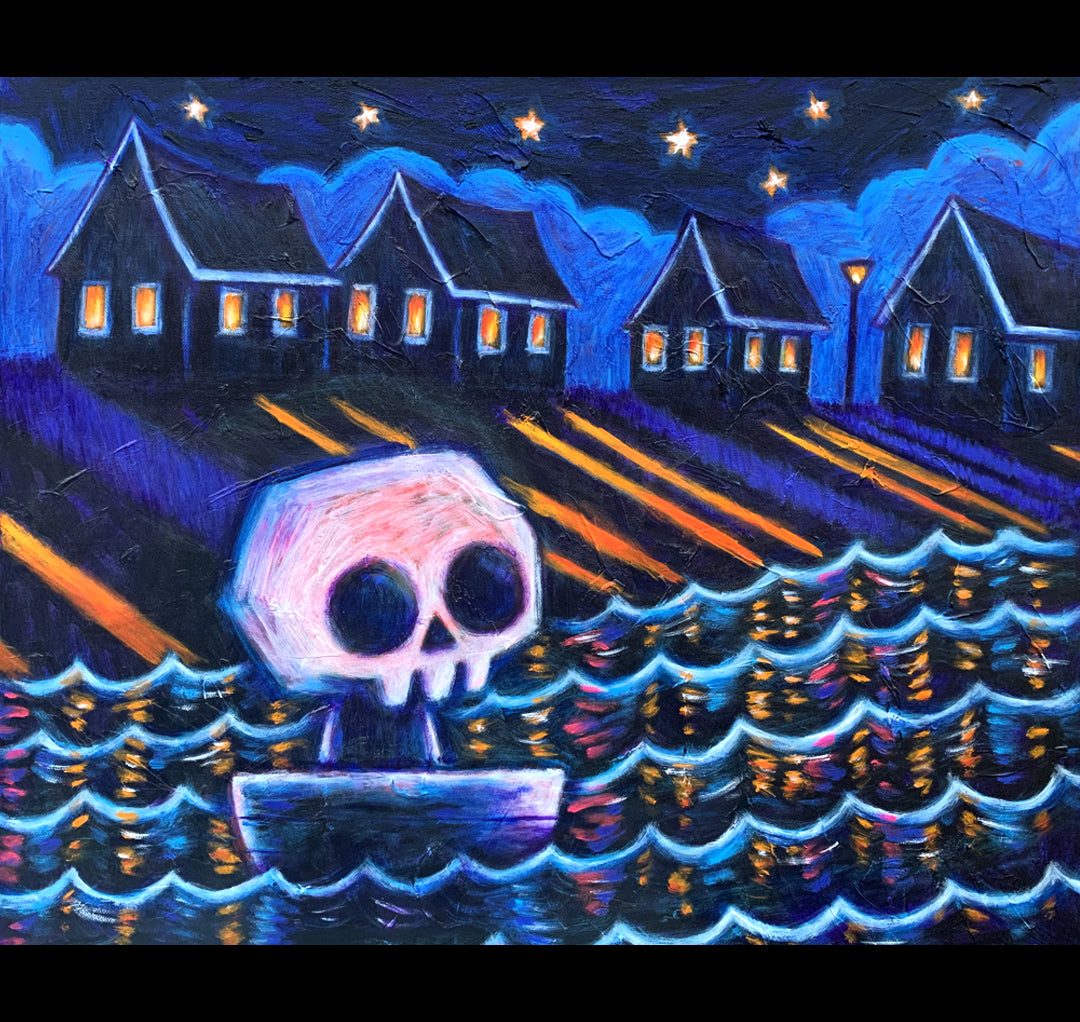 Reflections of What We Were 50x60cm Painted Canvas