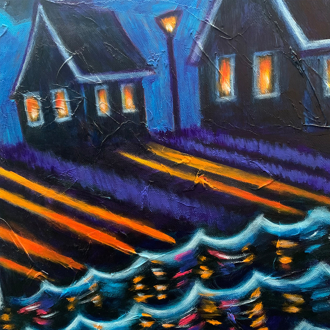 Reflections of What We Were 50x60cm Painted Canvas