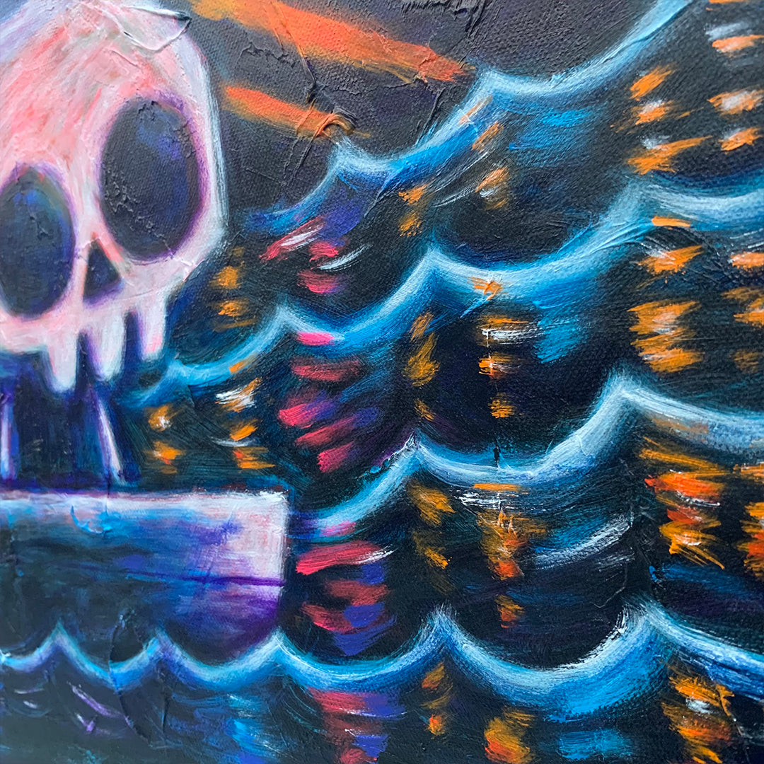 Reflections of What We Were 50x60cm Painted Canvas