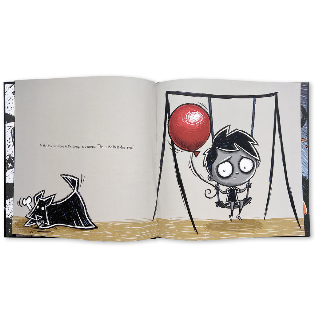 just another birthday book, aldora kwee book, joey poulin artist, joey poulin art, joey poulin book, akumu ink book