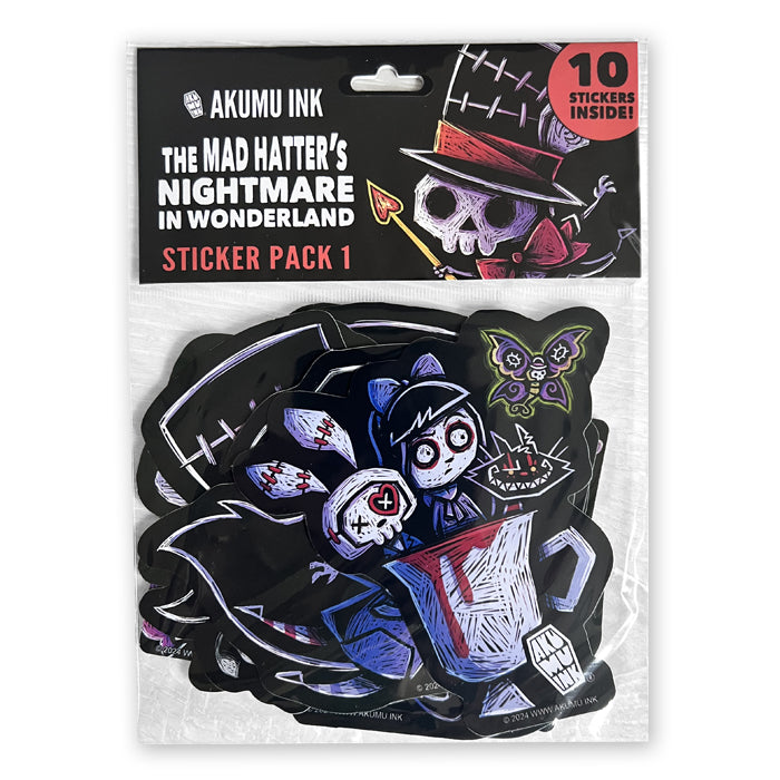 Mad Hatter's Nightmare Sticker Pack 1