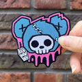 Looking For Trouble Patch – gothic Accessories by Akumu Ink, alt fashion art from Akumu Ink Clothing