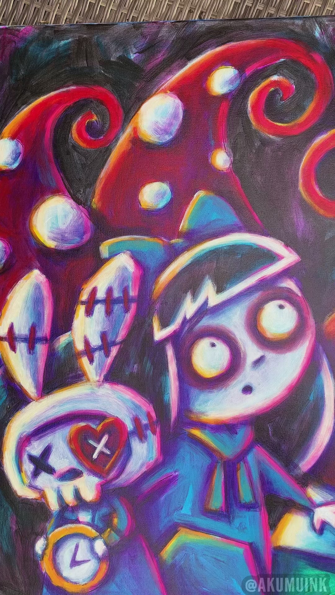 2024 Lost in Wonderland 60x70cm Painted Canvas