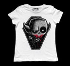 Blood Thirst Women White Tshirt, Women Shirts, Akumu ink, goth, emo