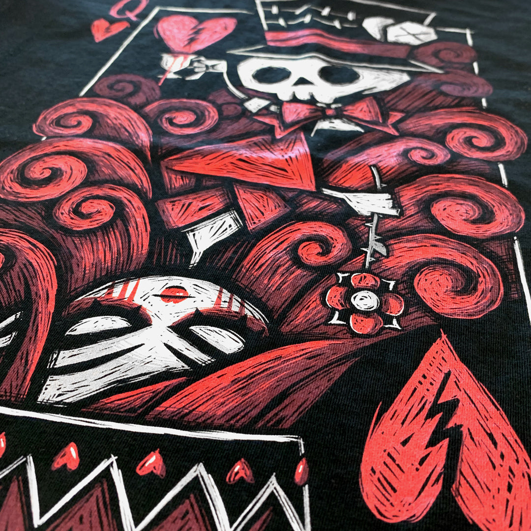 Akumu Ink The Upside Down: Queen Men Tshirt, Men Shirts, Akumu ink, goth, emo