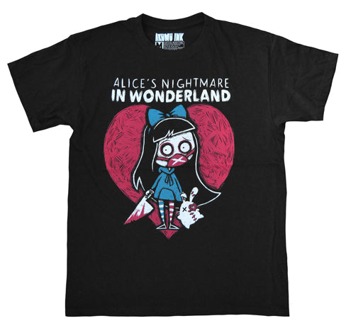 Akumu Ink Alice's Nightmare Men Tshirt, Men Shirts, Akumu ink, goth, emo